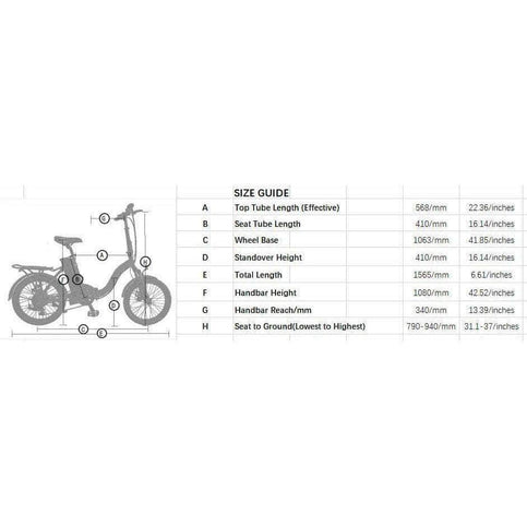 Ecotric Starfish Lightweight Folding & Easy To Carry Long Distance Step Thru Electric Bike For Shorter Commute, Leisure, and Trail Riders