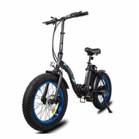 Ecotric Dolphin Long Distance Step Thru Folding Fat Tire Electric Bike w/ 500W