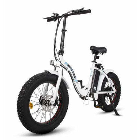 Ecotric Dolphin Long Distance Step Thru Folding Fat Tire Electric Bike w/ 500W