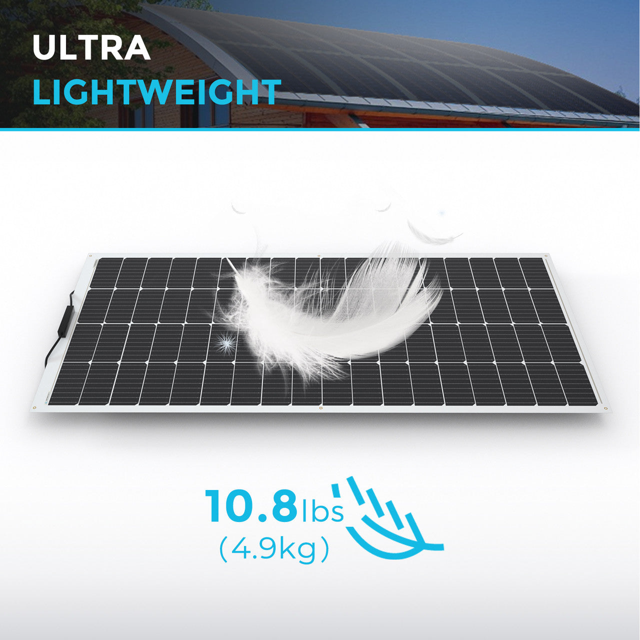 Renogy 200 Watt 12 Volt Flexible Monocrystalline Solar Panel
