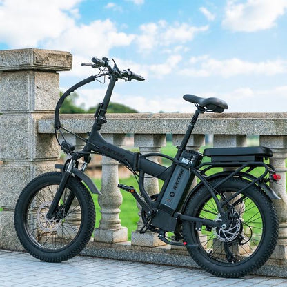 Rattan LM 500W Pro Motor 48V 13AH Battery Fat Tire Foldable Electric Bike