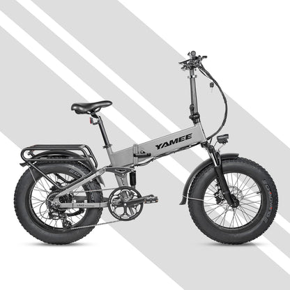 Yamee Fat Bear Plus 500W Motor 48V 11.6AH Battery Foldable Fat Tire Electric Bike