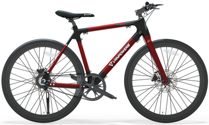 Vanpowers City Vanture Off Road Long Distance Electric Bike - For Rugged Terrain, Up to 50 Miles Per Charge