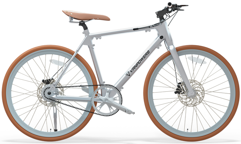 Vanpowers City Vanture Off Road Long Distance Electric Bike - For Rugged Terrain, Up to 50 Miles Per Charge