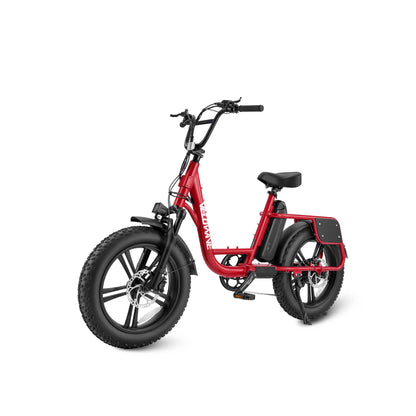 Velowave Prado S Commuter Step Thru Ebike - Fat Tire and Thick Saddle For Comfort Riding