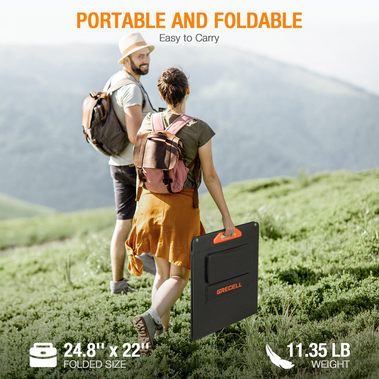 GRECELL 200W PRO Portable Solar Panel