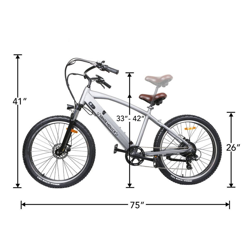 Nakto Santa Monica Cruiser Electric Bike 48V 500W