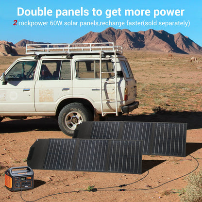 Rockpals RP081 - 60W Portable Solar Panel With Bracket
