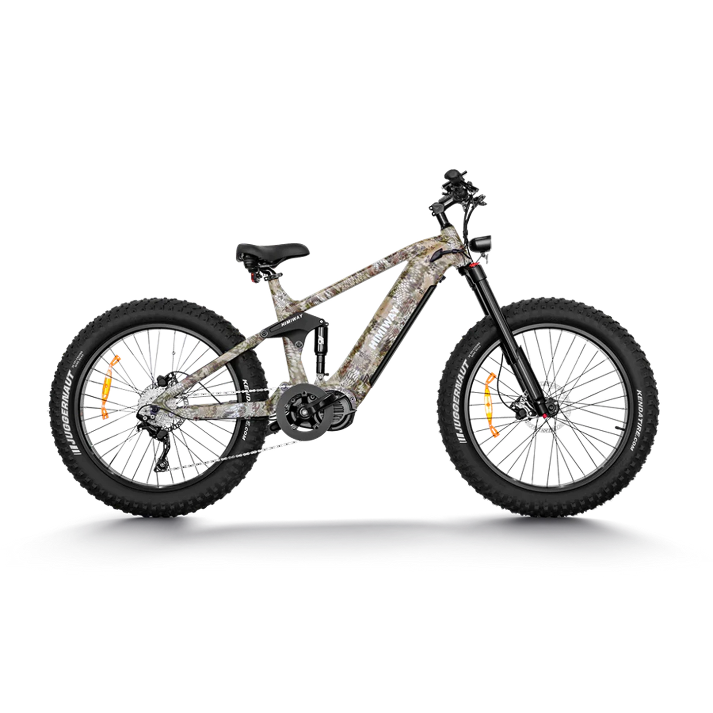 Himiway Cobra Pro Electric Mountain Bike Extra Long Distance w/ All Terrain Super Fat Tire, 1000W For Steep Mountainous Hills, Suspension For Comfort, Safety On The Toughest Riding Conditions - For Off-Road, Hunting, Trail Riding