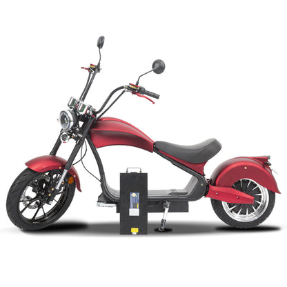 SoverSky MH3 4000W 45MPH Lithium Chopper Electric Motorcycle Scooter
