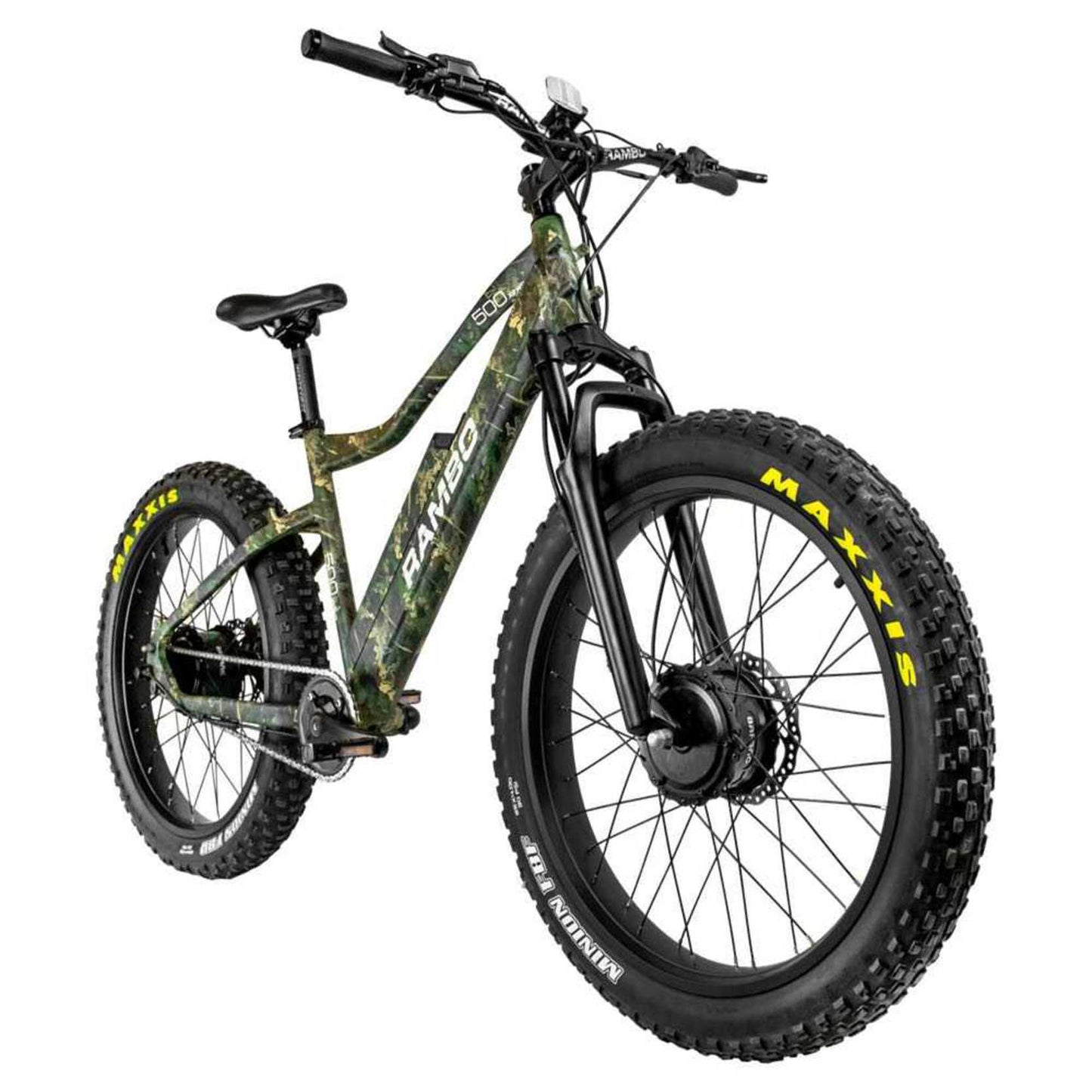 Rambo Krusader Motor 2x 500Watt All Wheel Drive 14Ah Battery Electric Hunting Bike