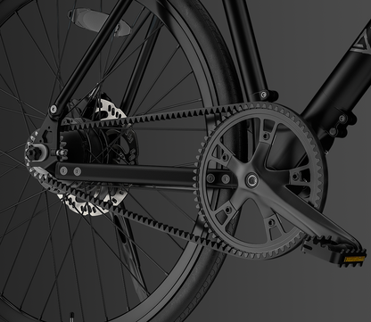 Vanpowers City Vanture Off Road Long Distance Electric Bike - For Rugged Terrain, Up to 50 Miles Per Charge