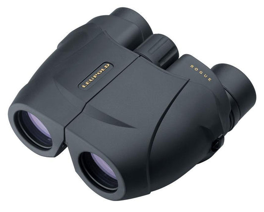 Leupold BX-1 Rogue Compact Binocular - 8x25mm Inverted Porro Prism Black
