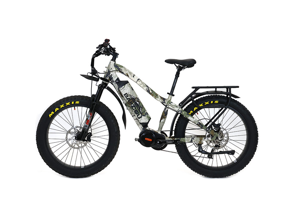 Bakcou Mule Elite Step Through 26" Electric Hunting Bike Bafang Ultra Mid Drive Motor