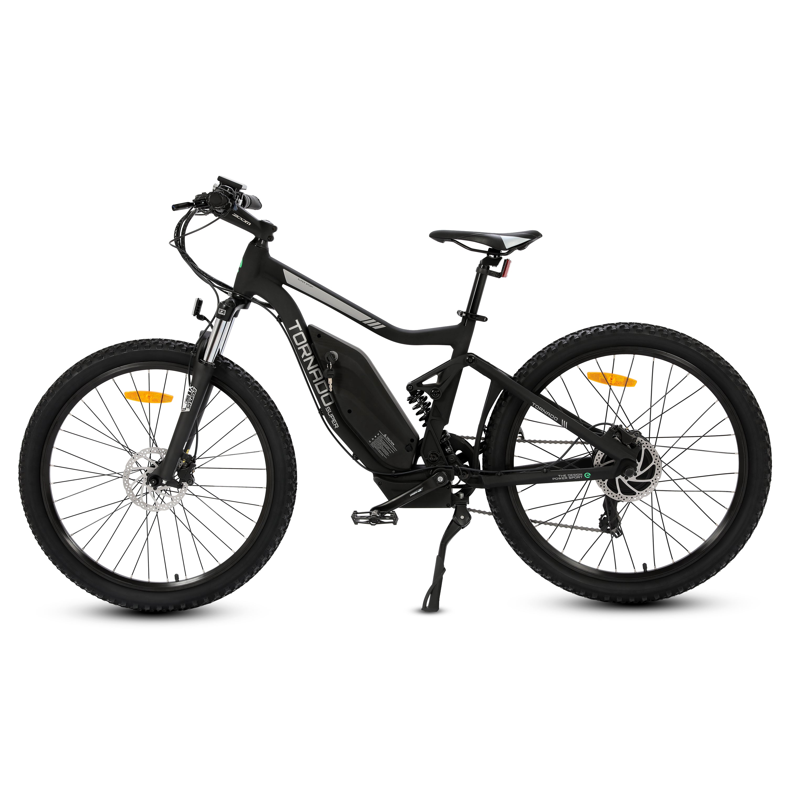 Ecotric Tornado All Terrain Full Suspension Electric Mountain Bike