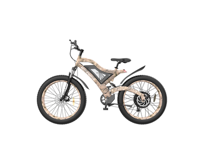 Aostirmotor S18-1500W Snakeskin Grain Comfortable Fat Tire Electric Hunting Bike