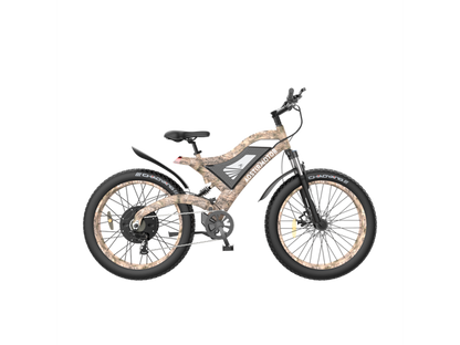 Aostirmotor S18-1500W Snakeskin Grain Comfortable Fat Tire Electric Hunting Bike