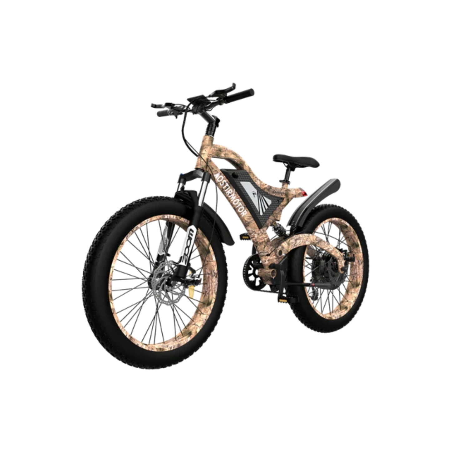 Aostirmotor S18-1500W Snakeskin Grain Comfortable Fat Tire Electric Hunting Bike