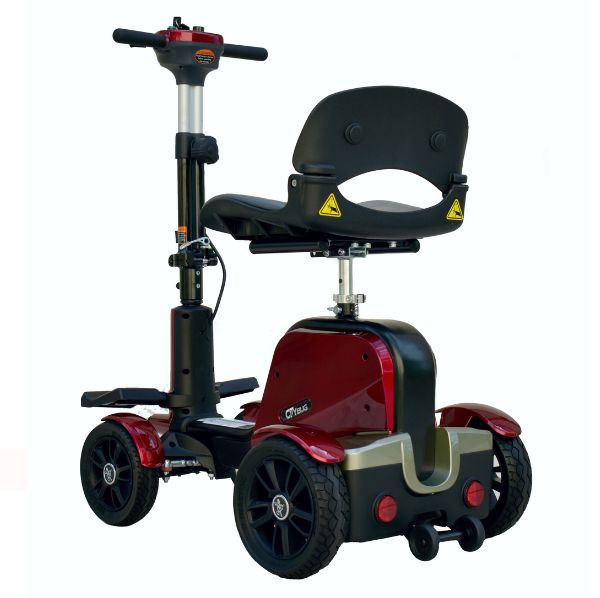 EV Rider CityBug Portable Folding Mobility Scooter - w/ Anti Flat Tires For Seniors