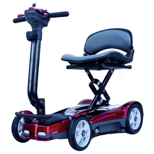 EV Rider Transport AF 4 Wheel Automatic Folding Mobility Scooter - Lightweight, Travel Approved, Anti Flat Tires For Seniors