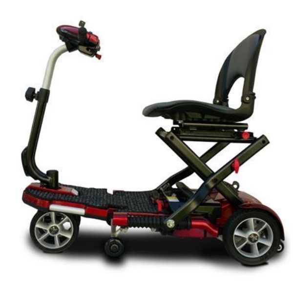 EV Rider Transport Plus Lightweight Folding Mobility Scooter - Long Distance w/ Anti Flat Tires