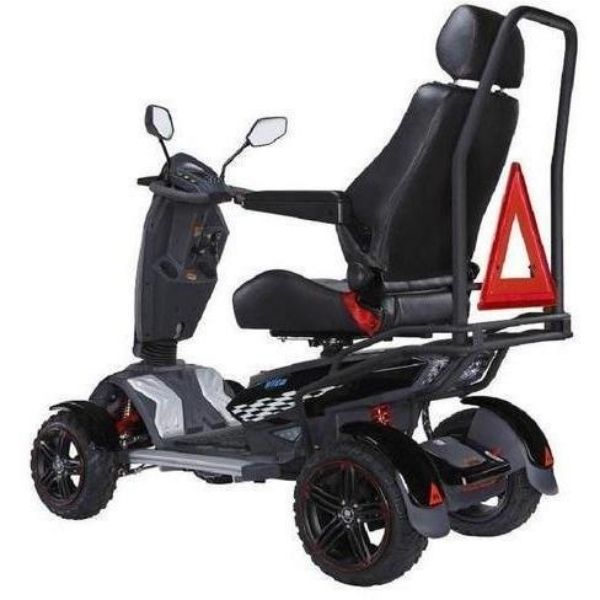 EV Rider Vita Monster 4 Wheel Scooter Heartway - S12X Fast and Extra Long Distance - All Terrain Tires, 350lbs Weight Capacity