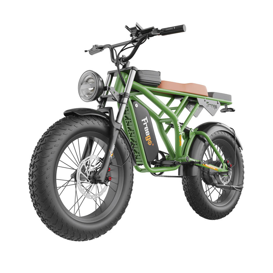 Freego Shotgun F2 Pro Electric Cargo Bike 1400W Poweful Motor - Full Suspension For Comfort Riding