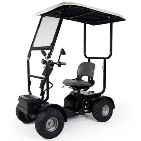 Green Transporter Canopy w/ Windshield To Convert To Golf Cart For Cheetah Ninja