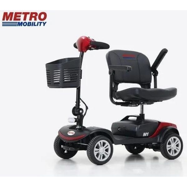 Metro Mobility M1 Portal 4-Wheel Foldable Mobility Scooter - Long Distance, 300lbs Weight Capacity w/ Flat Free Tires