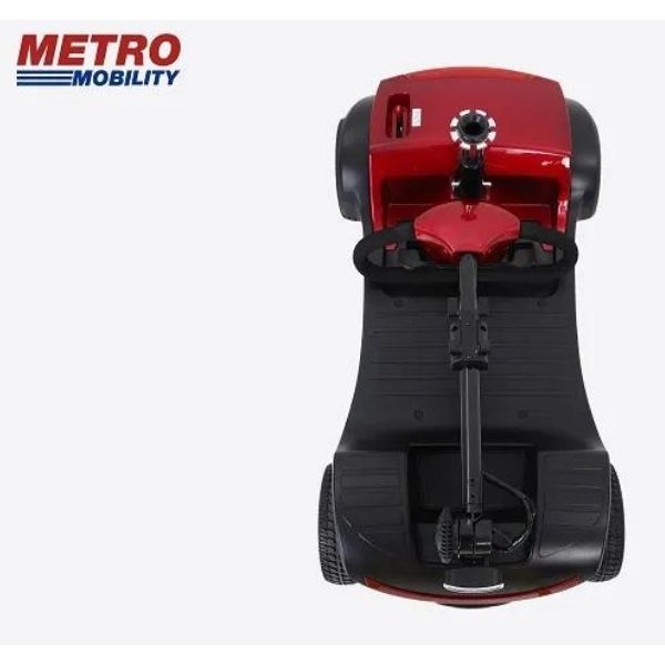 Metro Mobility M1 Portable 4-Wheel Foldable Mobility Scooter - Long Distance, 300lbs Weight Capacity w/ Flat Free Tires