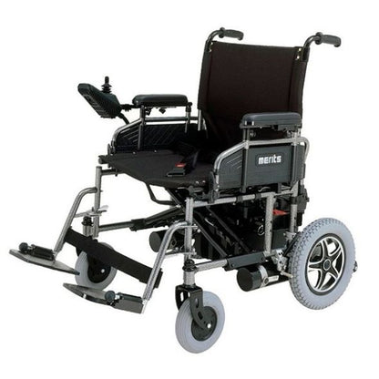 Merits P181 Heavy-Duty Folding Power Wheelchair