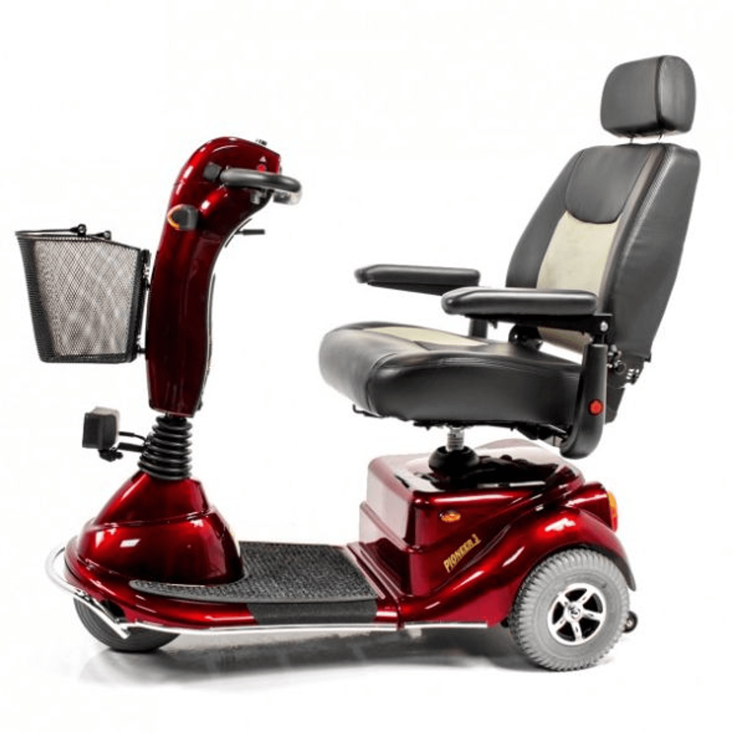 Merits S131 Pioneer 3 Long Distance Travel 3-Wheel Mobility Scooter - w/Anti Flat Tires and 400lbs Weight Capacity