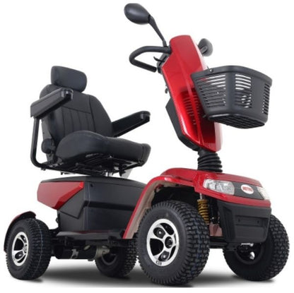 Metro Mobility S800 Heavy Duty Folding All Terrain Mobility Scooter For Seniors - 400Lbs Weight Capacity w/ Full Suspension
