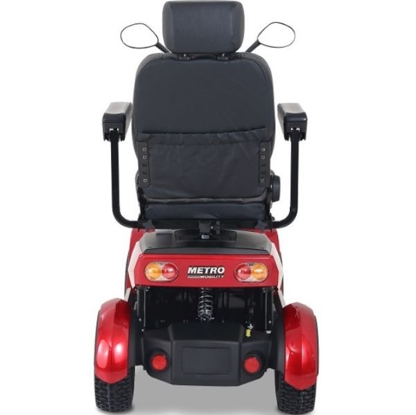 Metro Mobility S800 Heavy Duty Folding All Terrain Mobility Scooter For Seniors - 400Lbs Weight Capacity w/ Full Suspension