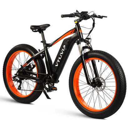 Vtuvia SJ26 Cruiser All Terrain Fat Tire Electric Bike - 750W with Front Suspension Fork