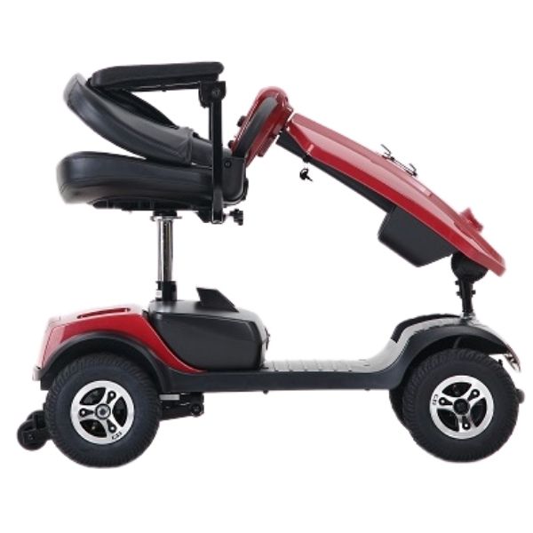 Metro Mobility Patriot 4 Wheel Mobility Scooter - Heavy Duty w Comfort Rear Suspension and Electromagnetic Brake System, 300 Lbs Weight Capacity
