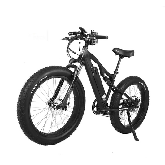 X-Treme Rocky Road 48 Volt 500W Fat Tire Full Suspension Electric Mountain Bicycle
