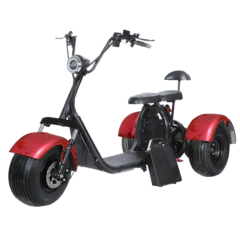 SoverSky T7.0 2000W 20MPH Electric Fat Tire Mobility Trike Scooter
