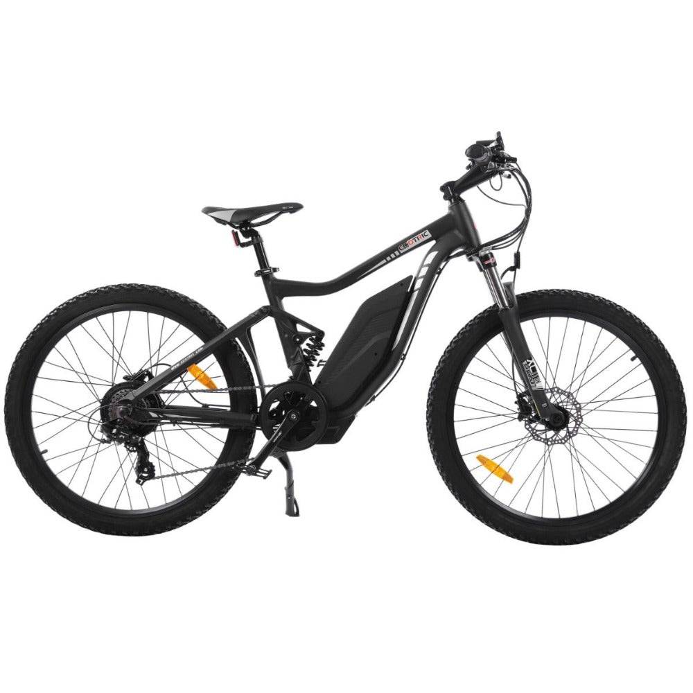 Ecotric Tornado All Terrain Full Suspension Electric Mountain Bike For Maximum Comfort 750W For Outdoor Riding