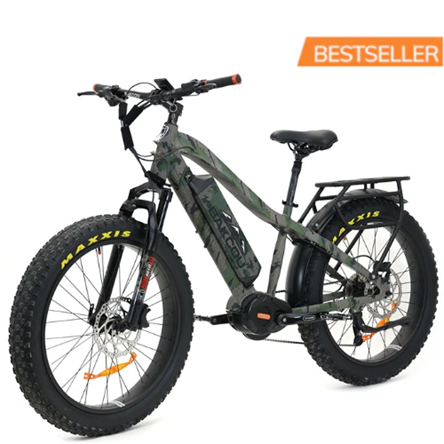 Bakcou Mule Elite Electric Hunting Bike Bafang Ultra Mid Drive Motor