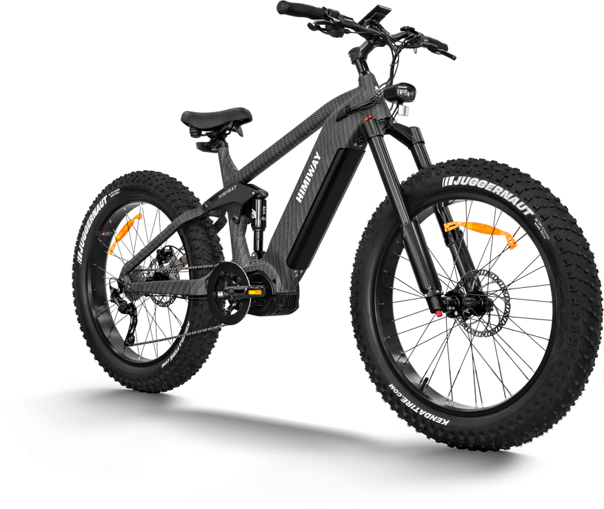 Himiway Cobra Pro Full Suspension Electric Mountain Bike Long Distance w/ All Terrain Fat Tire 1000W For Steep Mountainous Hills