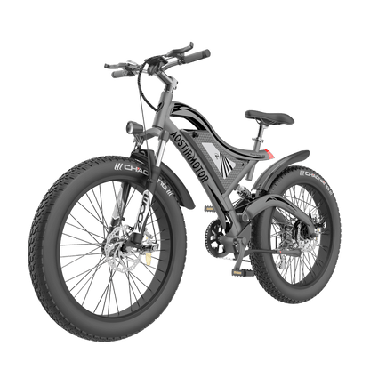 Aostirmotor S18-750W  Comfortable All Terrain Fat Tire Electric Hunting Bike