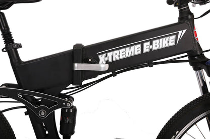 X-Treme Baja 48 Volt 500W Folding Full Suspension Electric Mountain Bicycle