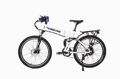 X-Treme Baja 48 Volt 500W Folding Full Suspension Electric Mountain Bicycle