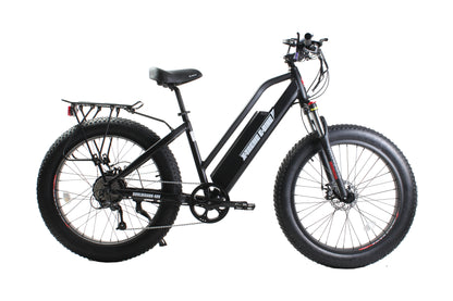 Xtreme Rocky Road 48 Volt 500W Fat Tire Full Suspension Electric Mountain Bicycle