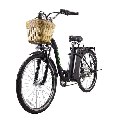 Nakto Camel City Step Thru Electric Bicycle 26" for Women with Basket