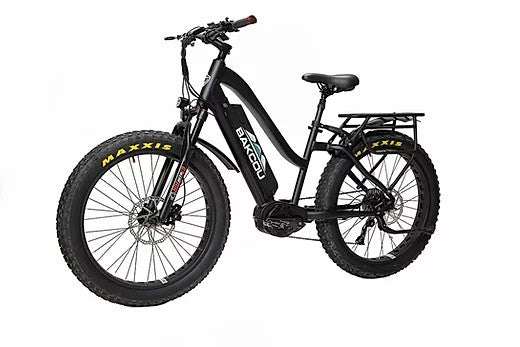 Bakcou Mule Elite Step Through 26" Electric Hunting Bike Bafang Ultra Mid Drive Motor