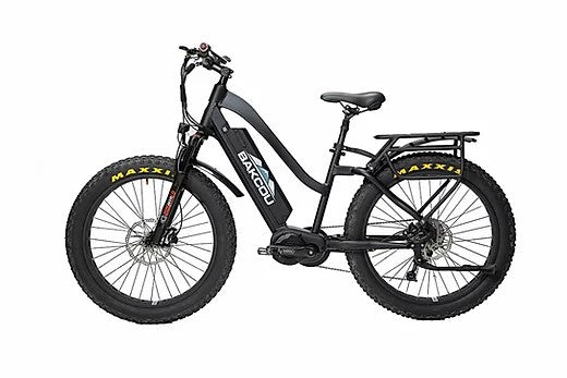 Bakcou Mule Elite Step Through 26" Electric Hunting Bike Bafang Ultra Mid Drive Motor