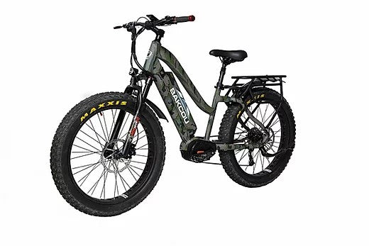 Bakcou Mule Elite Step Through 26" Electric Hunting Bike Bafang Ultra Mid Drive Motor