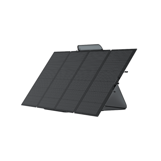 EcoFlow 400W Portable Solar Panel (2 Panels) - Foldable & Durable, Adjustable Kickstand Case, Waterproof  for Outdoor Adventures
